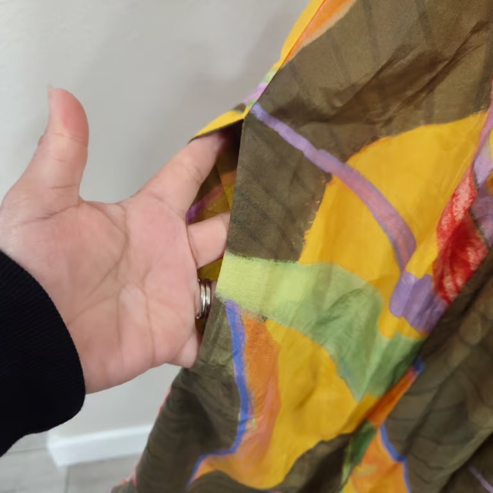 Colorful Abstract Print Mini Dress - Picture 3 of 4